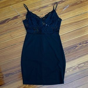 Black Lace Dress